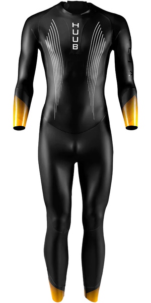 2026 Huub Mens Alta Thermal Swim Wetsuit ALTTHER35 - Black / Orange
